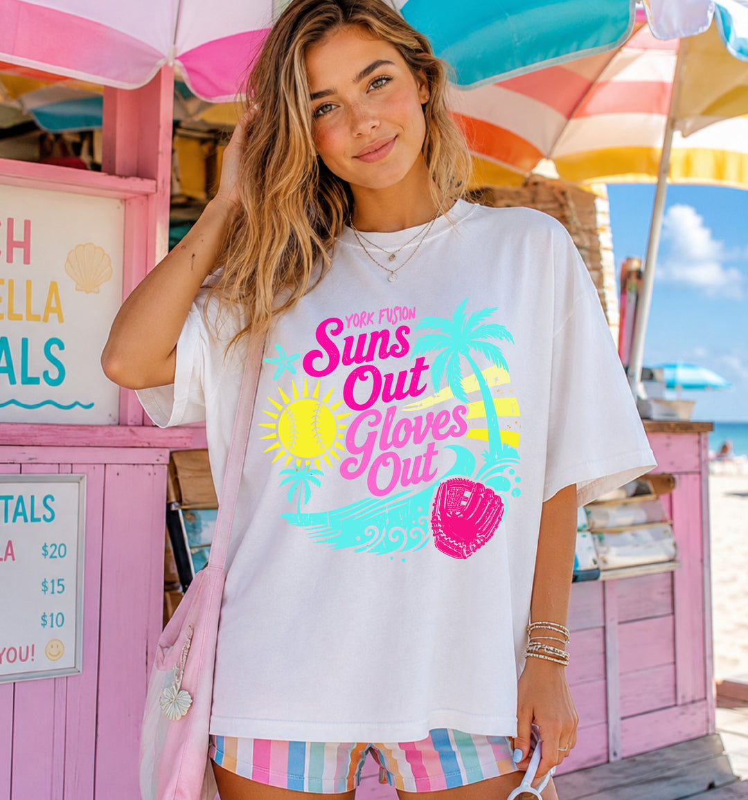 York Fusion Suns Out Guns Out Tees