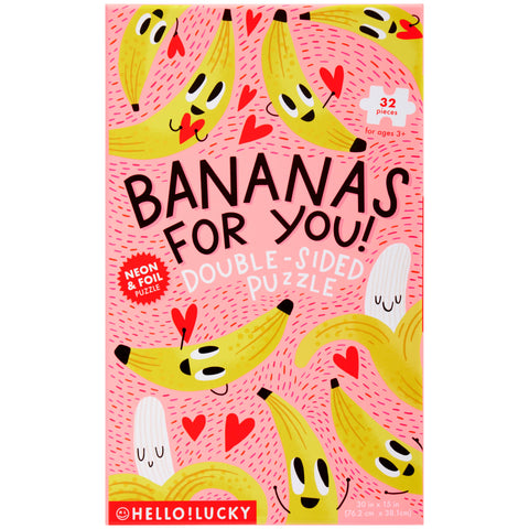 Bananas For You Double Sided Puzzle
