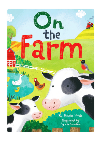 On The Farm- Children's Padded Board Book