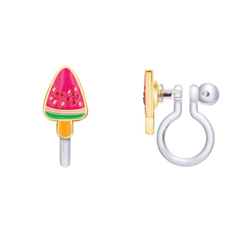 CLIP ON Cutie Earrings- Melon Pop