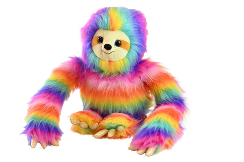 WR Plush Sloth Rainbow Stuffed Animal 12"