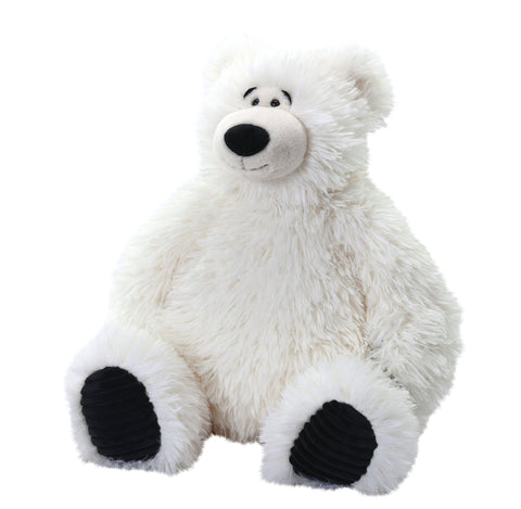 Snuggleluvs Polar Bear Weighted Stuffed Animal 15"