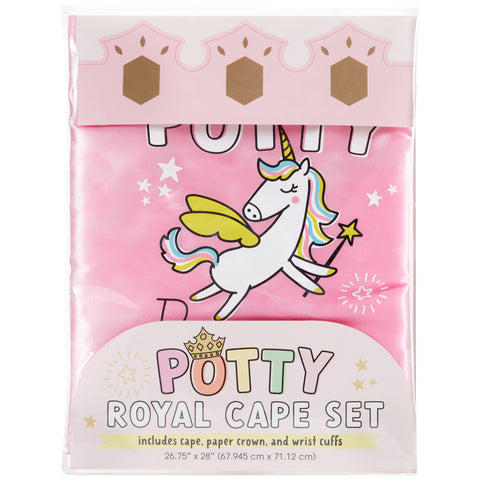 Potty Princess Cape & DIY Cuffs/Crown