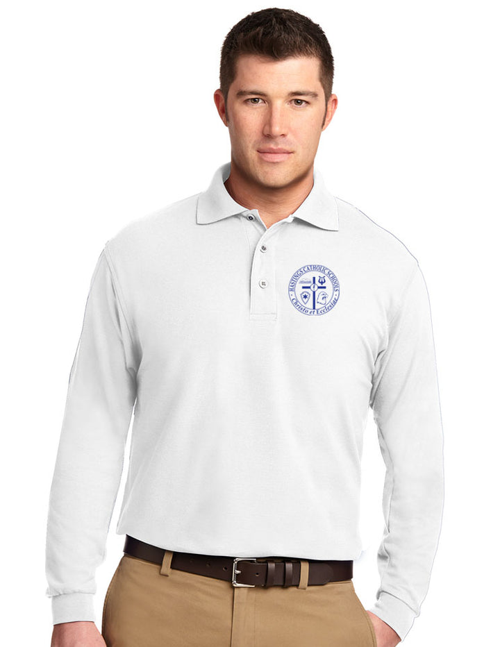 Port Authority® Cotton Feel Long Sleeve Polo HCS K500LS