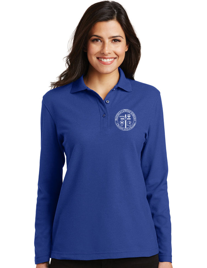 Port Authority Ladies Cotton Feel Long Sleeve Polo HCS L500LS