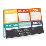 Tell It Like It Is Sticky Note Packet