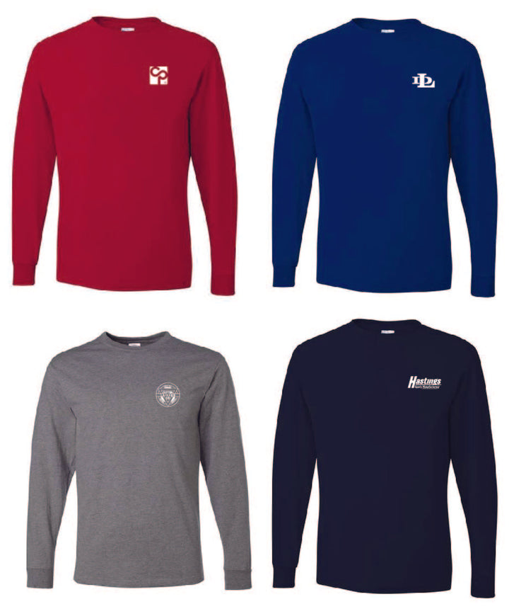 Long Sleeve T-Shirt-CORNHUSKER PRESS LOGO