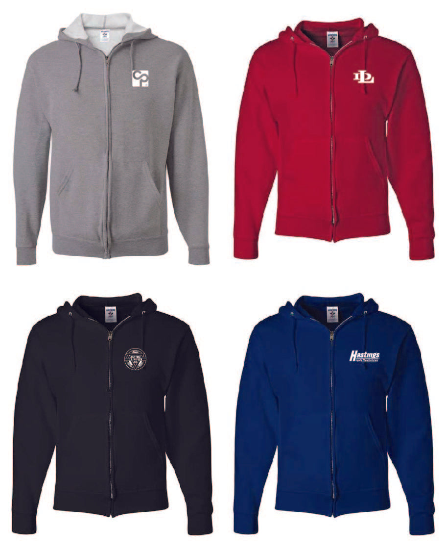 Full Zip Hooded Sweatshirt-DUTTON LAINSON LOGO
