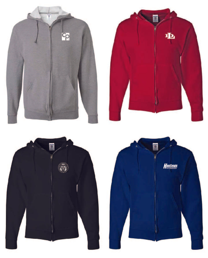 Full Zip Hooded Sweatshirt-DUTTON LAINSON LOGO