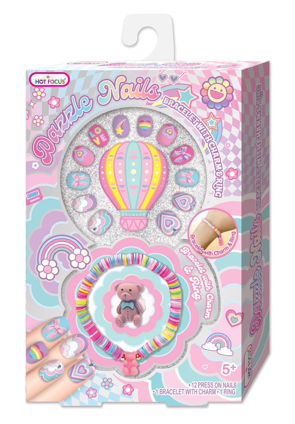 Dazzle Nails, Rainbow, Rainbow