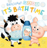 Brilliant Baby: It's Bath Time - Children's Touch and Feel and Learn Sensory Board