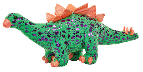 Foilkins-Dino Stegosaurus Stuffed Animal 12"